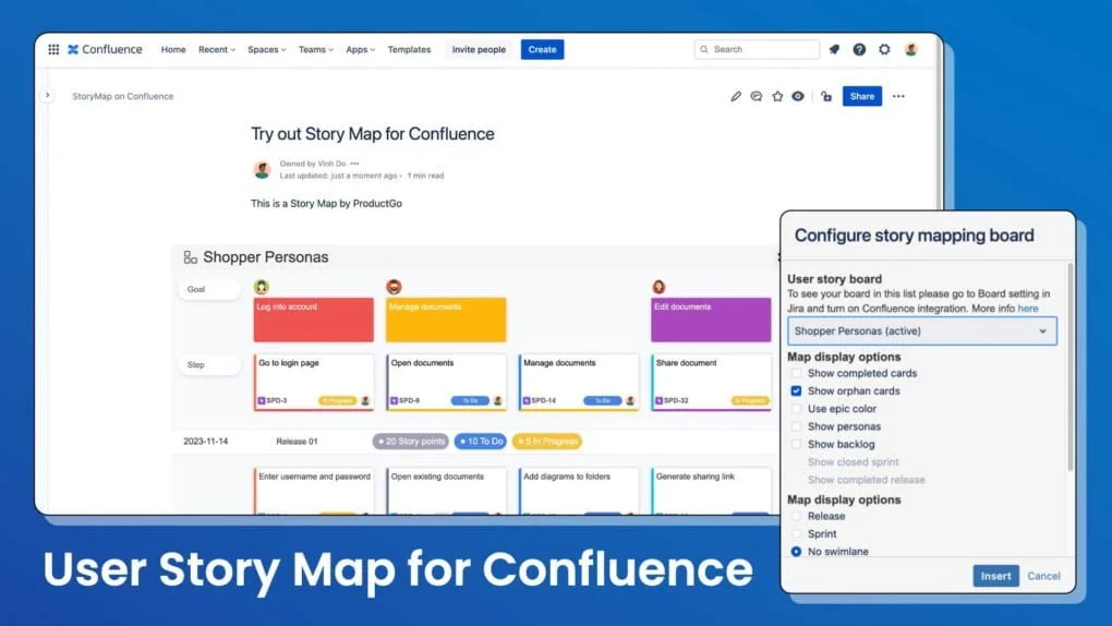Agile User Story Map for Jira
